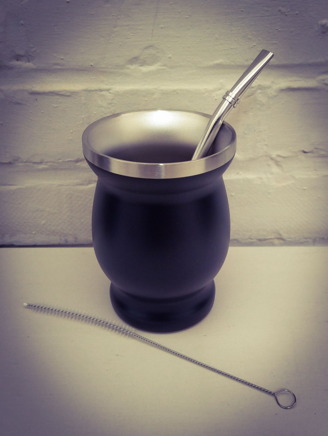 Mate set - Callebas + bombilla + reinigingsborsteltje