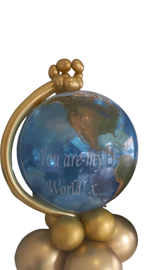 Globe Bubble - Vinyl Wording - Variable Prices