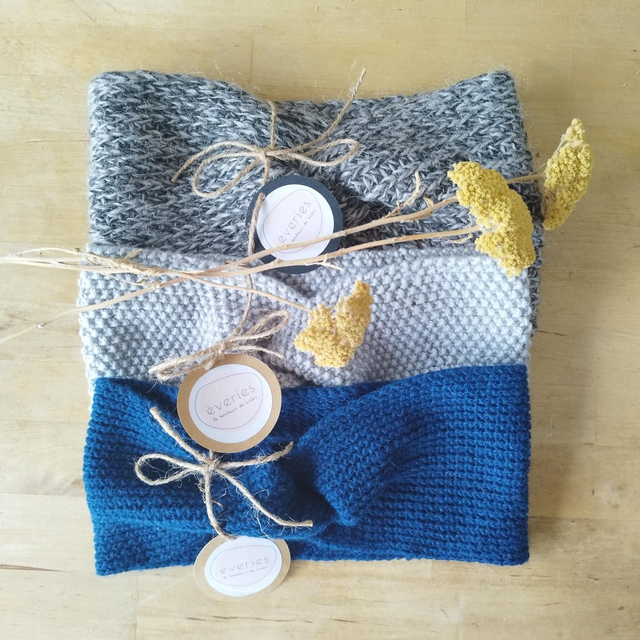 Bandeau en laine - Adulte ou adolescent.e