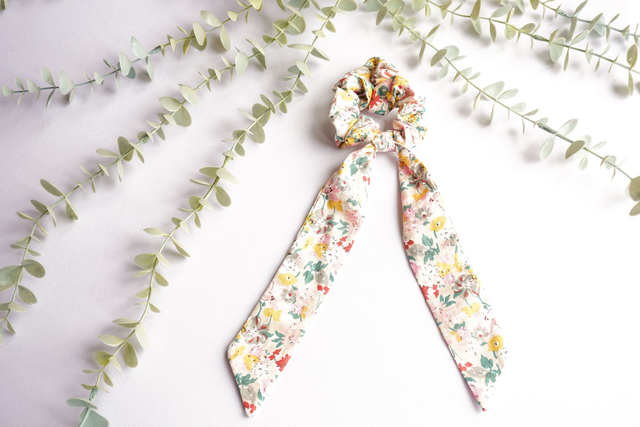 Blossom Scarf Scrunchie 