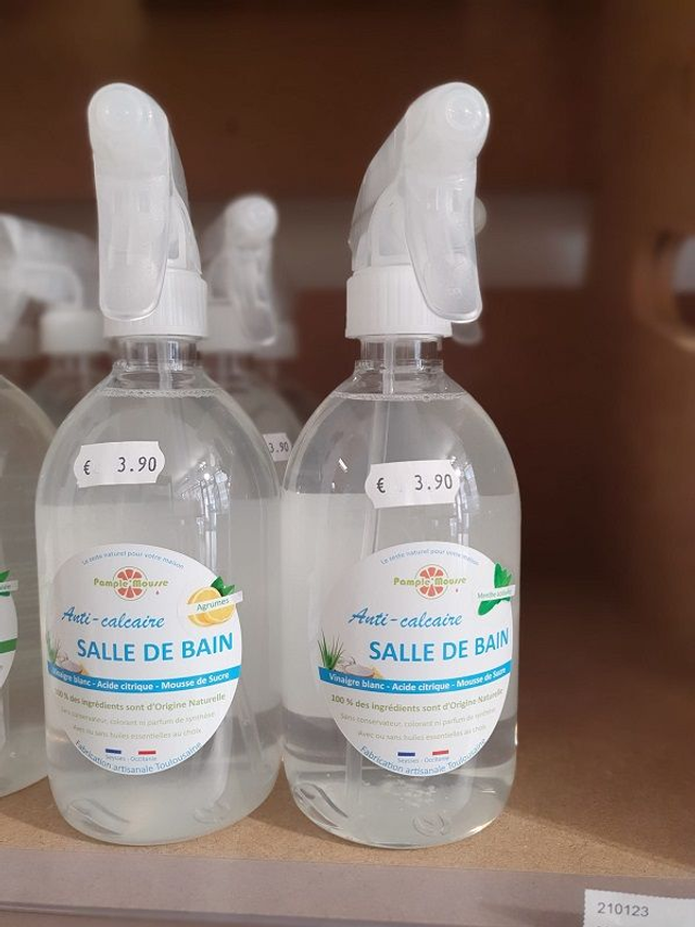 Anti-calcaire SDB sprayeur 500ml - Pample'Mousse