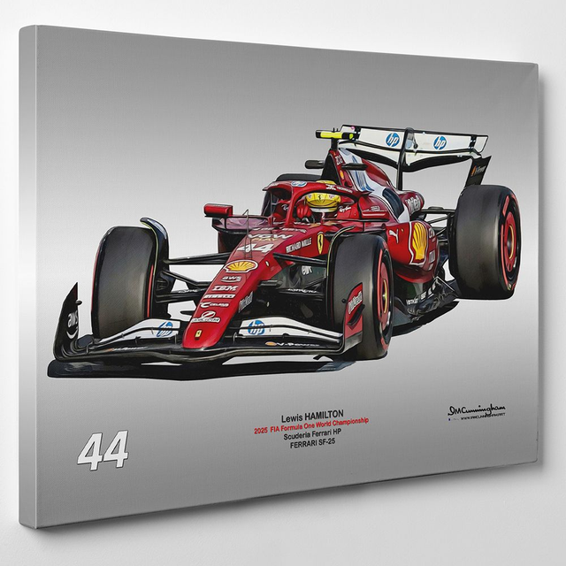 C250504 Ferrari SF-25 Formula 1 2025 Scuderia Ferrari #44 Lewis Hamilton Saudi Grand Prix