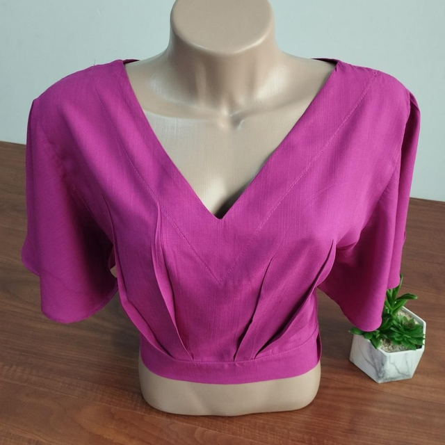 Cropped Elegance Lilás