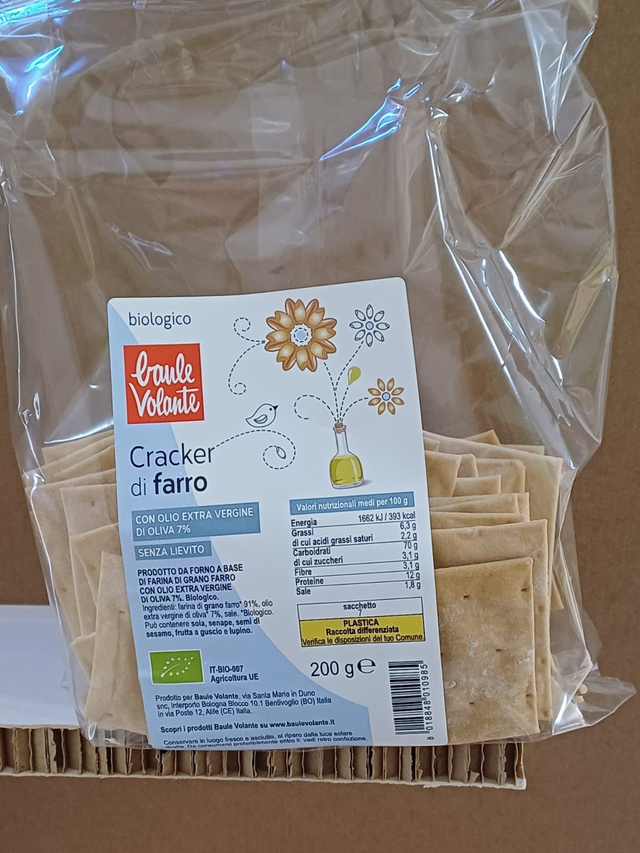 CRACKER FARRO BIO 200GR