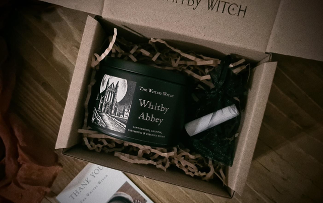 Whitby Jet Candle Gift Set