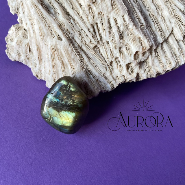 Labradorit Trommelstein *Einzelstück