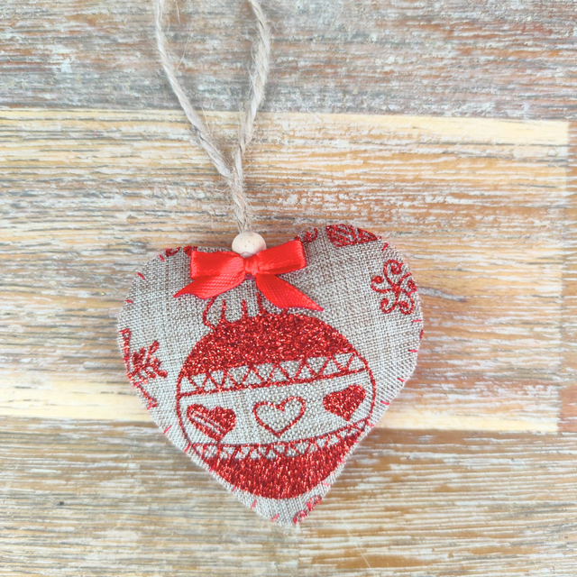 Suspension Coeur &quot;Paillettes&quot;