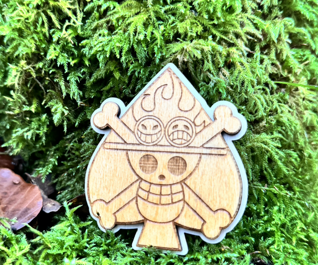 One piece - Magnet Ace (spade)