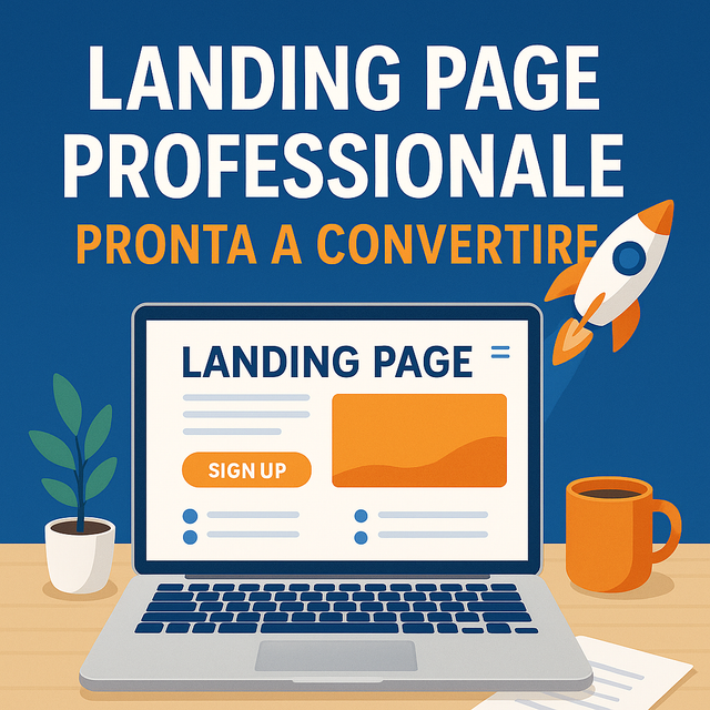 Landing Page Professionale – Pronta a Convertire!