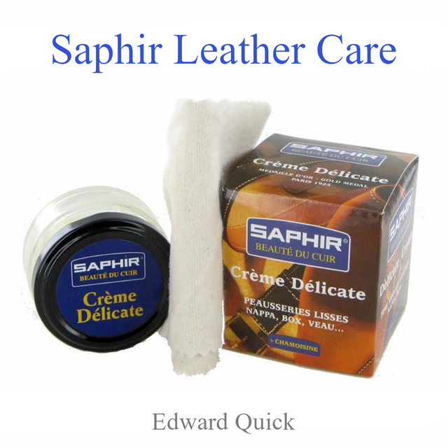 SAPHIR BEAUTE DU CUIR - CREME DELICATE (DELICATE CREAM) + DUSTER - 50ml