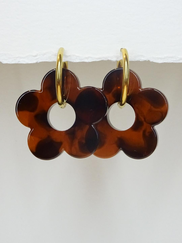 Grande fleur : écaille de tortue