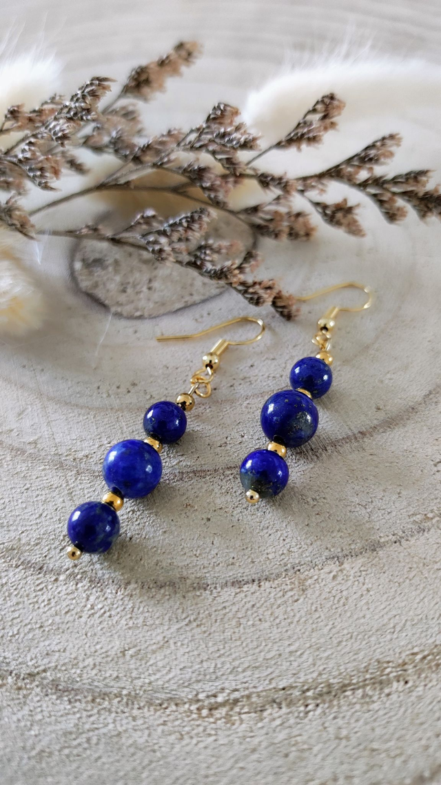 Boucles d'oreilles Lapis lazuli
