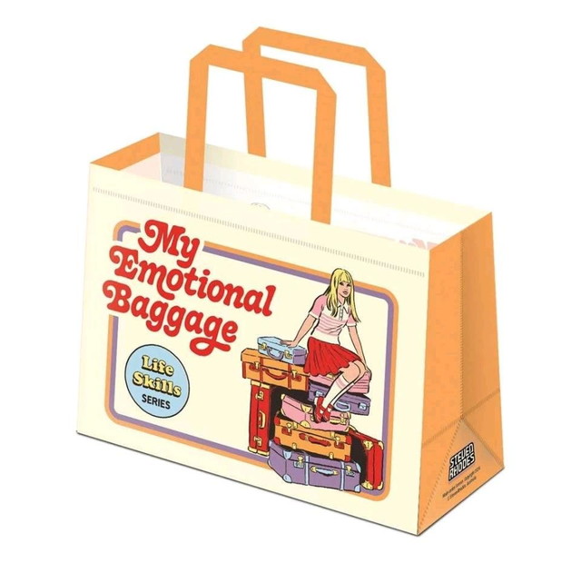 Steven rhodes tote bag "my emotional baggage"