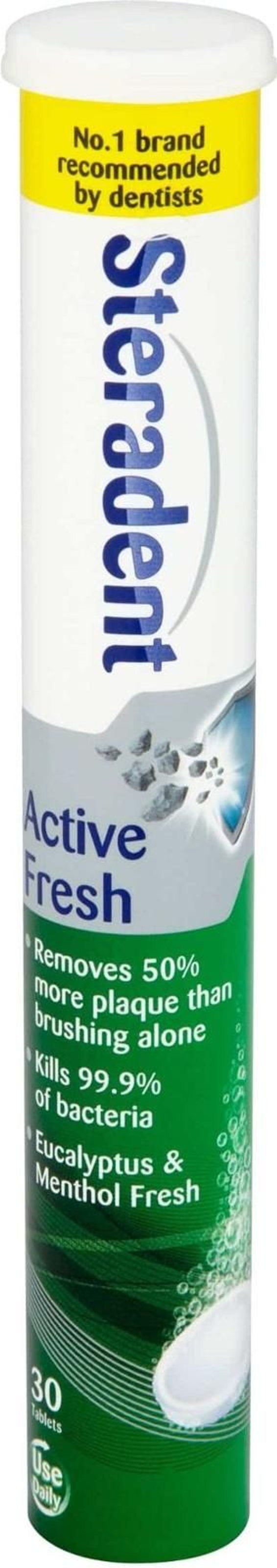 Steradent Active Fresh Denture Cleaning Tablets