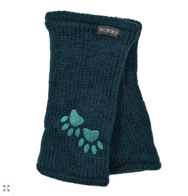 Pulswärmer, petrol - Modell 'Hadar' von Nijens