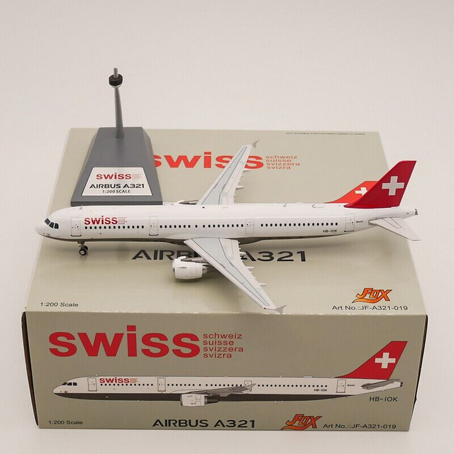Swiss International Air Lines A321 (HB-IOK), 1:200 JFox