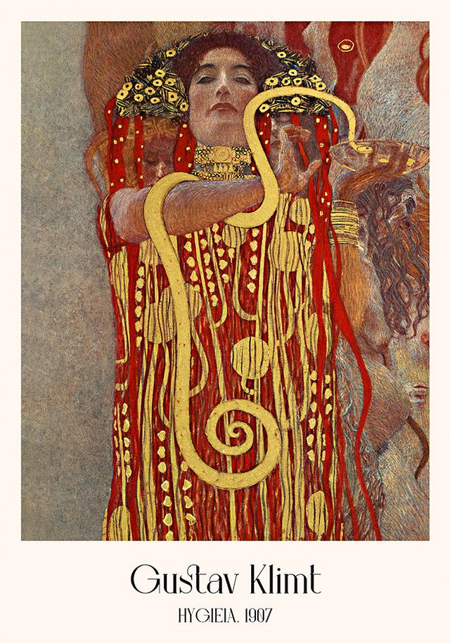 Hygieia by Gustav Klimt