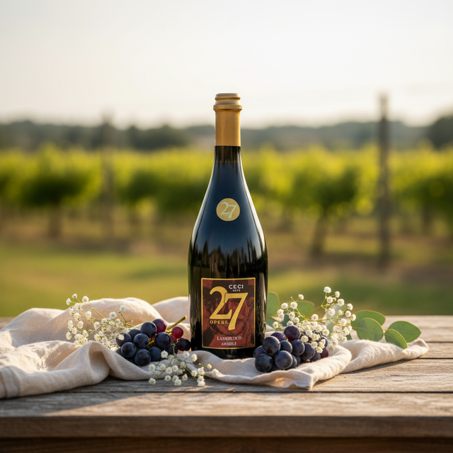 Cantine Ceci Lambrusco 27 Opere Amabile