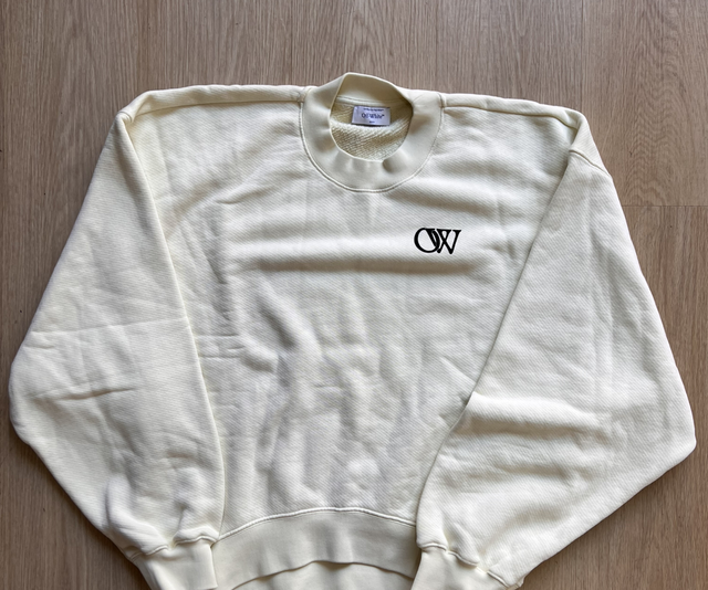 Off White Crewneck White OW SIZE M