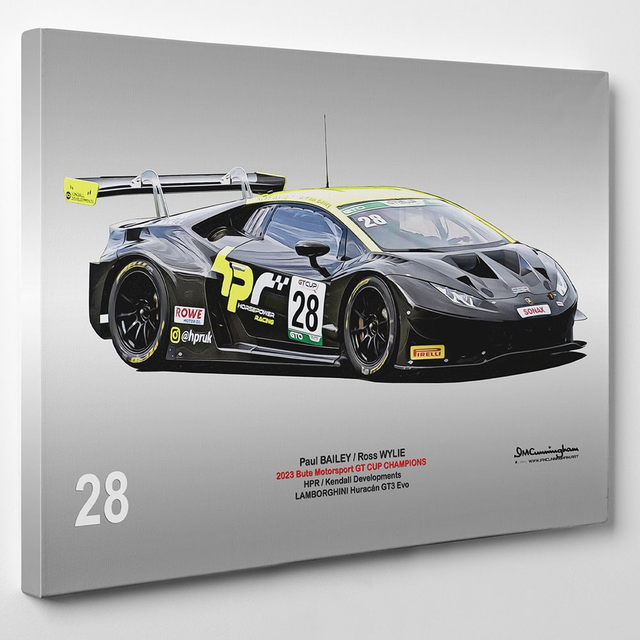 C240101 Lamborghini Huracan GT3Evo GT Cup 23 Champions Kendall #28
