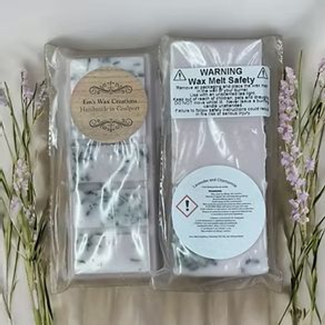 Lavender and Chamomile Wax Melt Snap Bar 