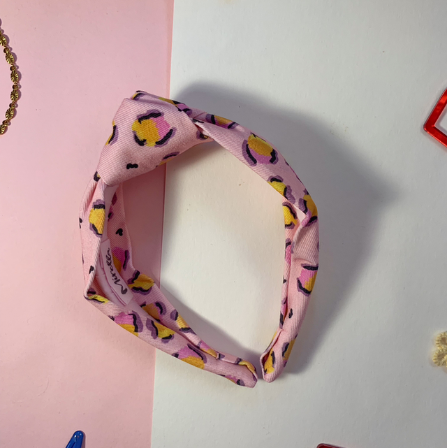 Pretty in Leopard Knotted Headband 