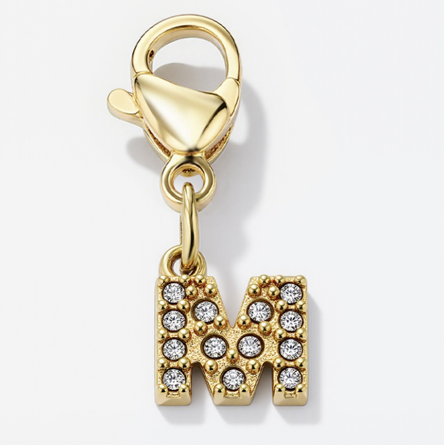 M - Charm lettre