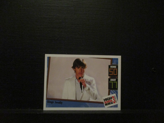 Sings Loudly - Action Card High School Musical 3 Senior Year Original Trading Card