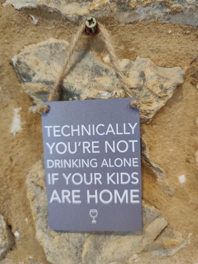 If Your Kids Kids are at Home Hanging Sign 