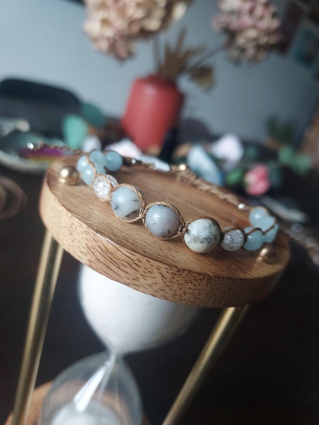 Opale Dendritique - Aigue Marine - Cristal de Roche