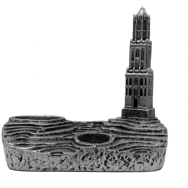 Domtoren (18 cm) Waxine - Plant (Zilver)