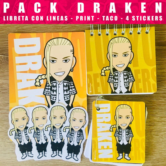 Pack Libreta anillada Draken