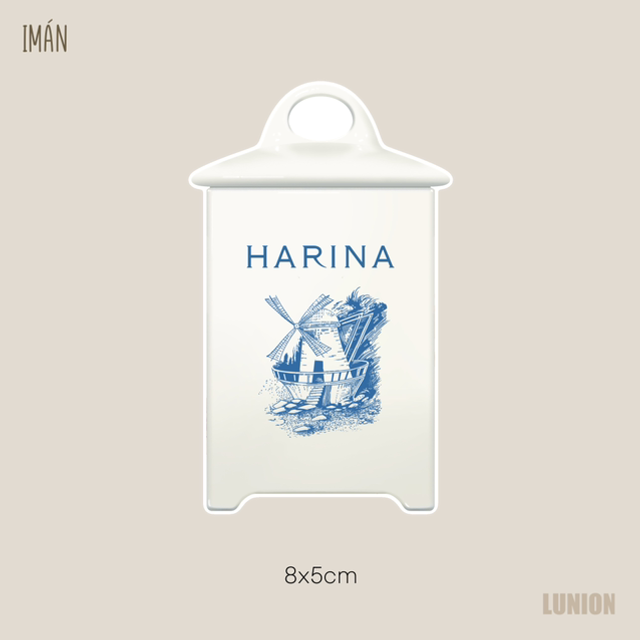 Imán Fanaloza molino azul