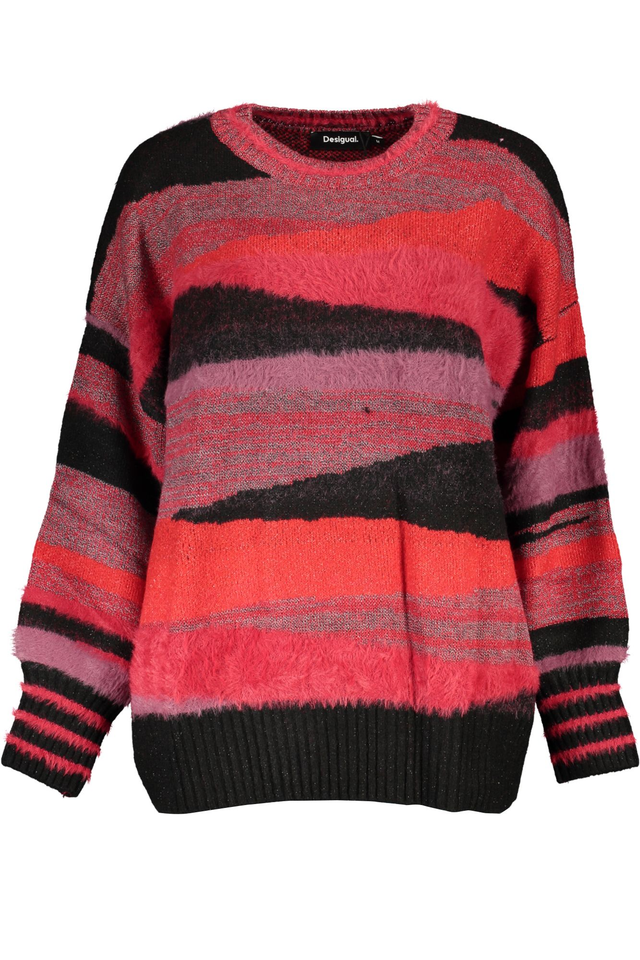 DESIGUAL MAGLIONE DONNA ROSSO