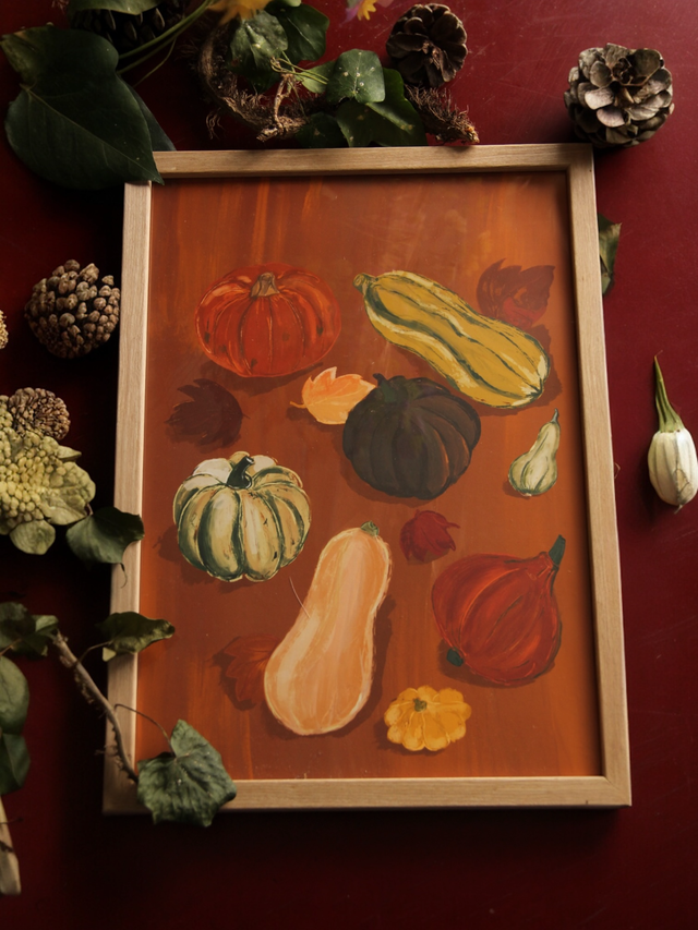 Print - Affiche "Esprit d’Automne" – Citrouilles & co
