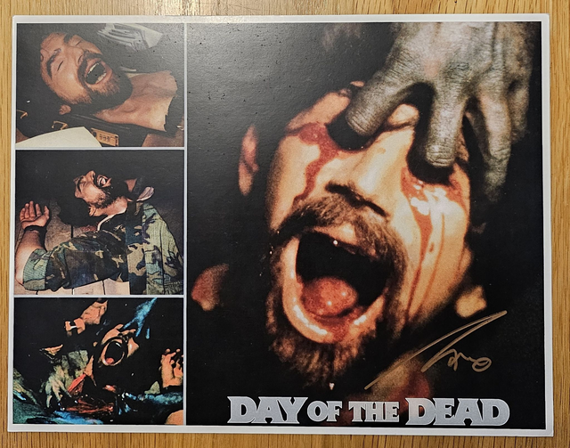 Taso Stavrakis Autograph (as Pvt. Juan Torrez from Day of the Dead)