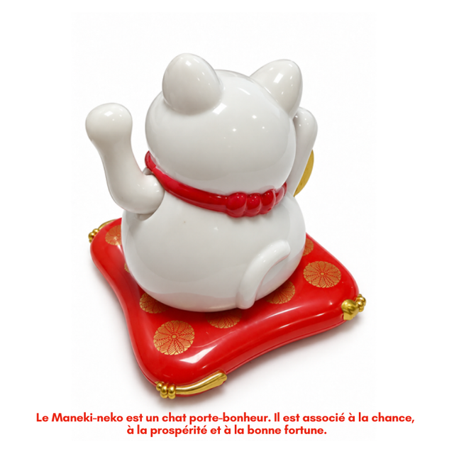 Chat Maneki-Neko ~ Solaire à Bras Mobile
