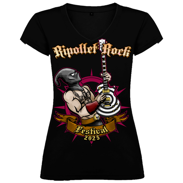 Camiseta Mujer Ripollet Rock 2025