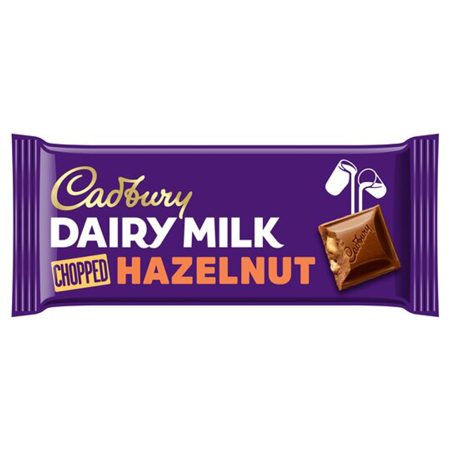 Cadbury Dairy Milk Chopped Hazelnut 95g 
