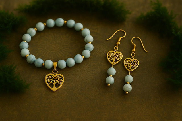 Coffret Howlite Cœur – Douceur & Harmonie