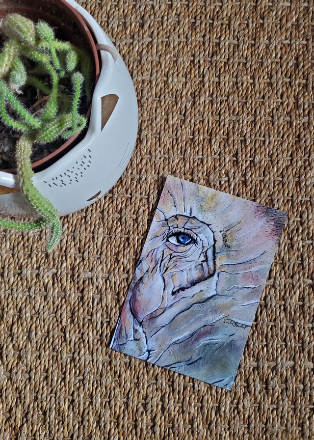 Carte postale du tableau &quot;Vision de sagesse&quot;