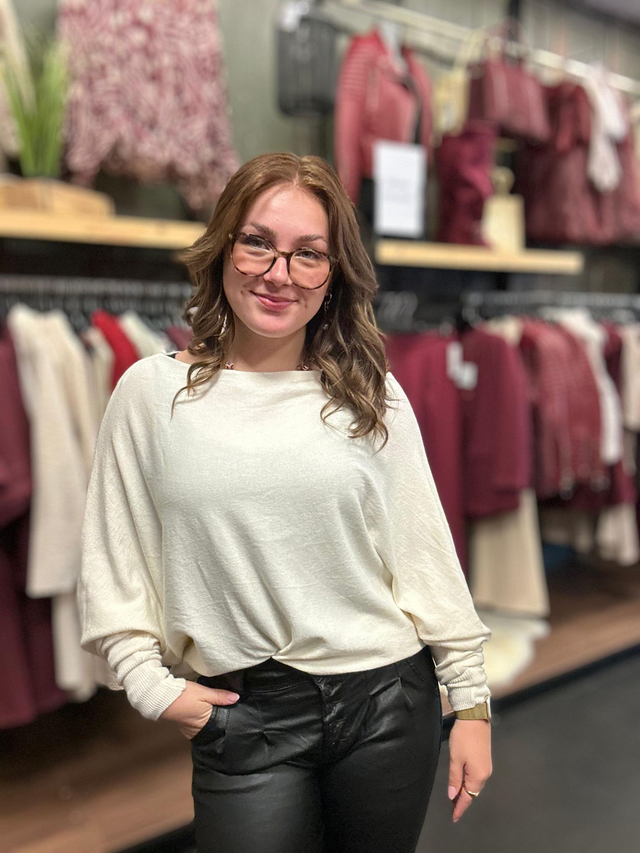 Vleermuistrui Anja ecru