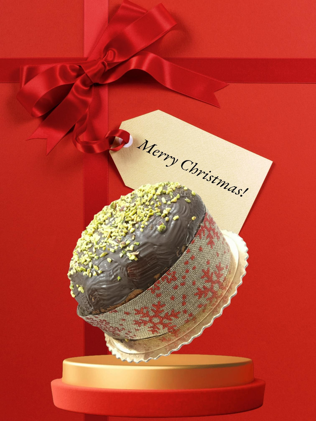 dolce Panettone Shardano crema di pistacchio made in Sardinia 100% 1, 600 kg