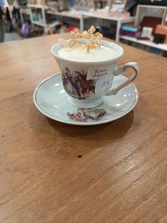 Tasse couple "pomme d'amour"