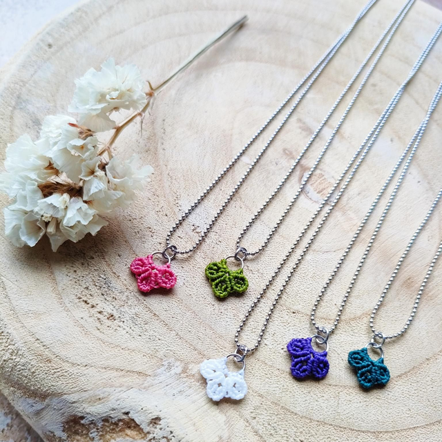 Collier Aster argenté 