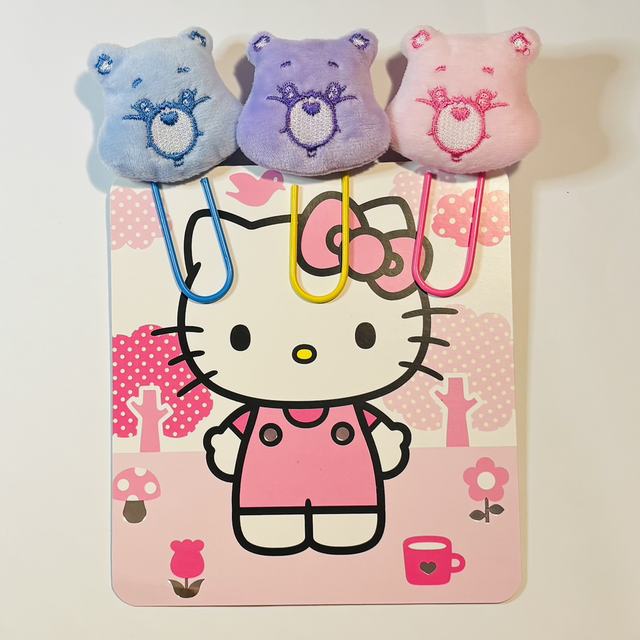 Care Bear Plush Jumbo paperclip/bookmark