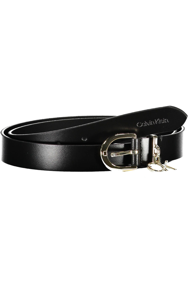 CALVIN KLEIN CINTURA IN PELLE DONNA NERO