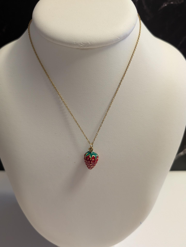 Collier fraise 