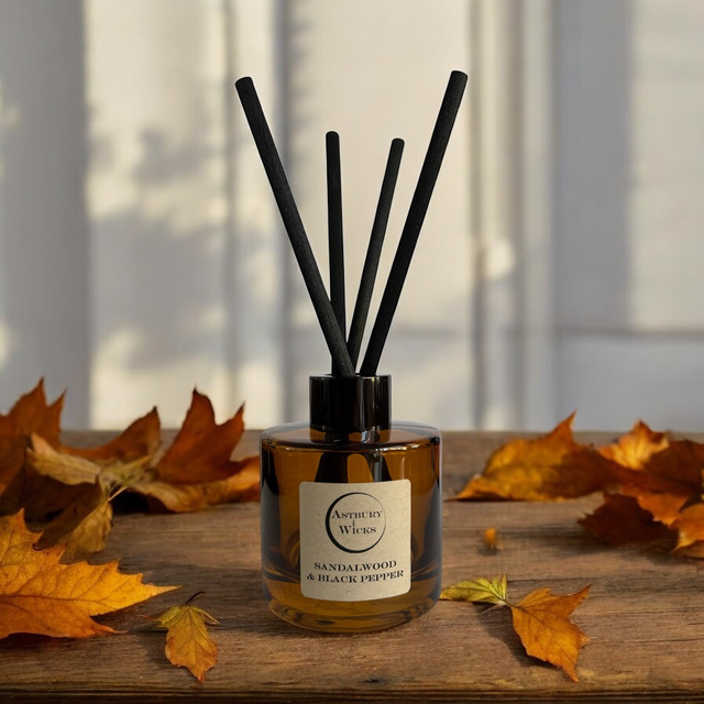 Sandalwood &amp; Black Pepper Reed Diffuser ~ 100g