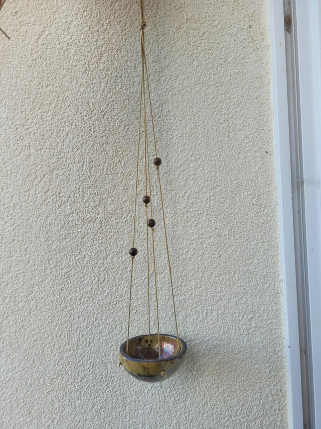 Porte-boule de graisse, en céramique, artisanal, fait main